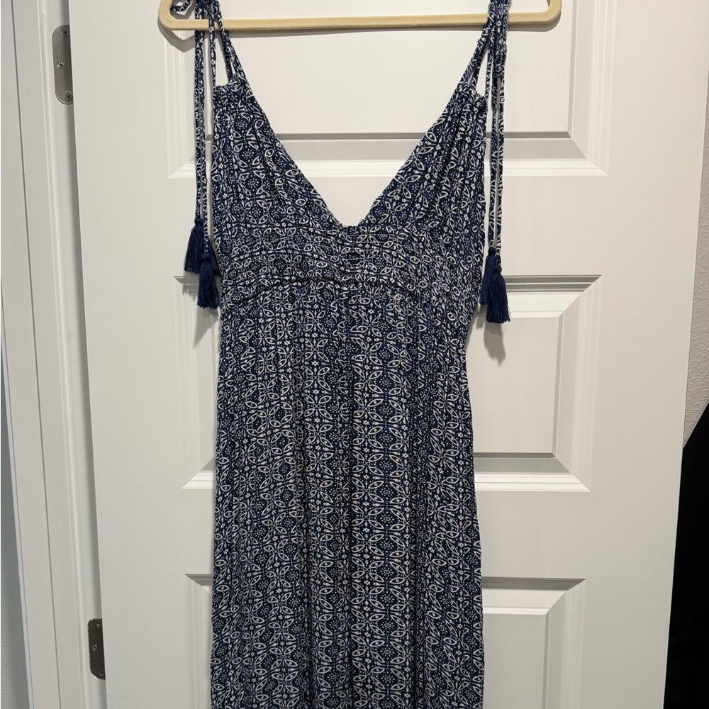 Lulus Tie Shoulder Maxi Dress - Picture 3 of 3
